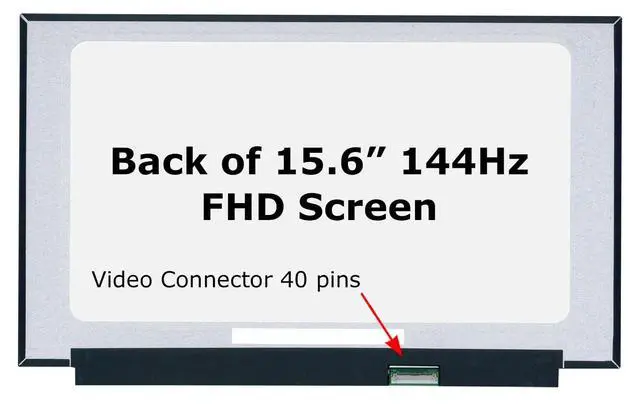 Alt view image 2 of 5 - SCREENARAMA New Screen Replacement for Asus TUF Gaming A15 TUF506IU-BS71-CB