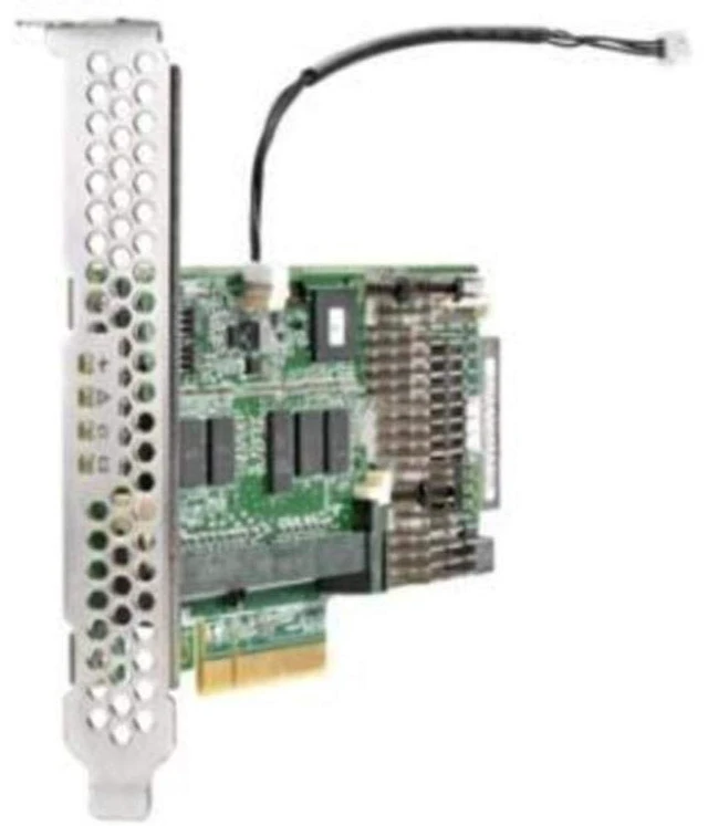 Main image of HEWLETT PACKARD HPE Storage Controller - Plug-in Card - Low Profile Components 820834-B21, Green