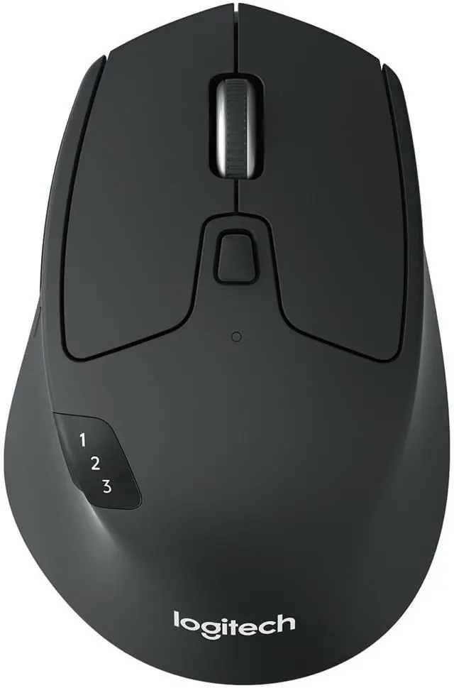 Main image of Logitech M720 Mouse, Wireless Black, Triathlon, 910-004791 (Black, Triathlon)