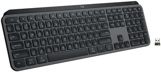 Main image of Logitech MX Keys S Wireless Keyboard Low Profile Fluid Precise - Graphite