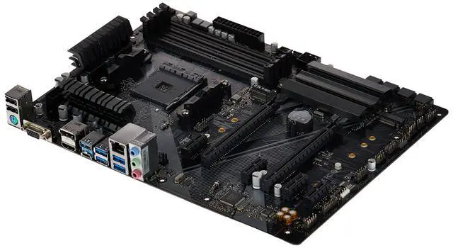 Alt view image 4 of 5 - Asrock B450 PRO4 R2.0 AM4 AMD Promontory B450 SATA 6Gbps ATX AMD Motherboard