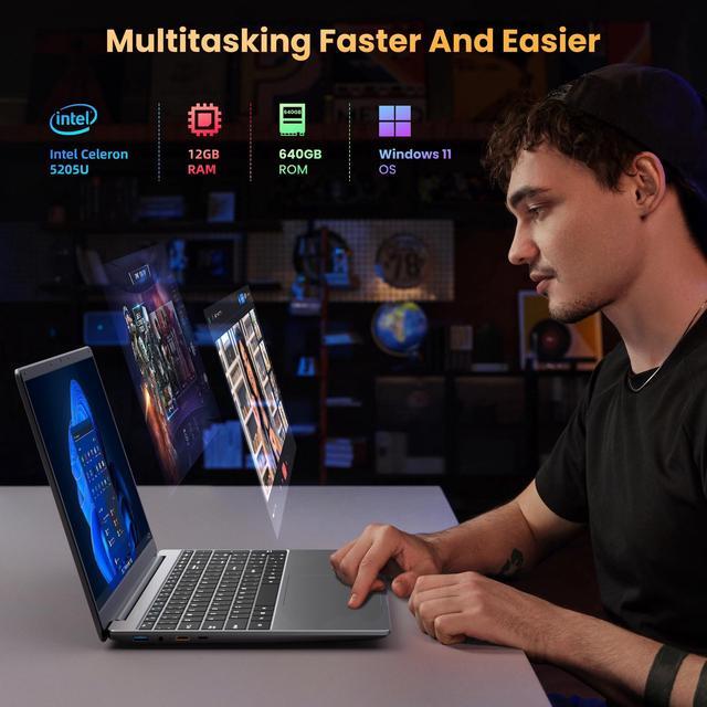 thumbnail interactive-video image 1 of Juper Laptop, 4GB RA 128GB Storage, 5205U Processor, Office 365 1 1 of 11
