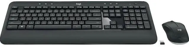 Main image of Logitech MK540 Advanced Wireless Keyboard and Mouse Set 2.4 GHz, Black (920-008671)