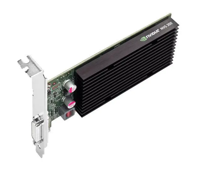 Alt view image 5 of 5 - NVIDIA NVS 300 by PNY 512MB GDDR3 PCI Express Gen 2 x16 DMS-59 to Dual DVI-I SL or VGA Professional Business Graphics Board, VCNVX300X16-PB