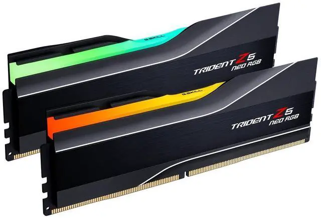 Main image of G.SKILL Trident Z5 Neo RGB Series DDR5 RAM (AMD EXPO) 32GB (2x16GB) 6000MT/s CL28-36-36-96 1.40V Desktop Computer Memory U-DIMM - Matte Black (F5-6000J2836G16GX2-TZ5NR)