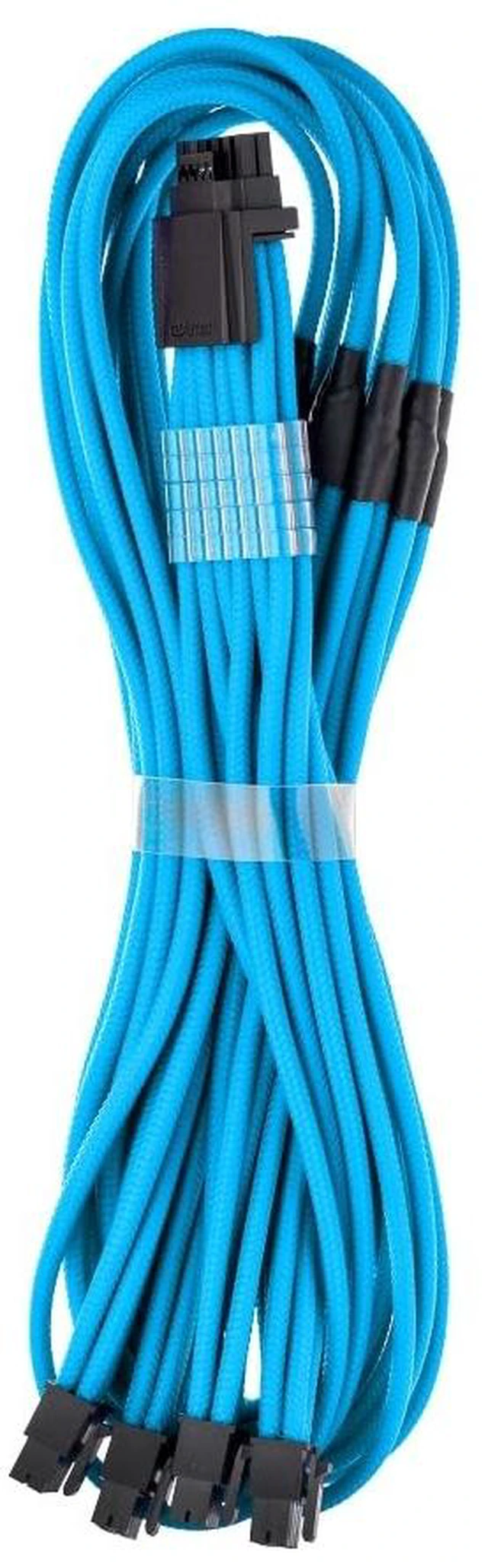 Main image of CableMod Pro ModMesh 12V-2x6 PCIe Cable for Corsair Type 5 (Lt Blue, 4x8p)