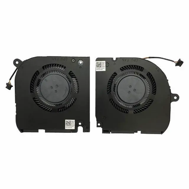 Alt view image 2 of 5 - LANDALANYA Replacement new CPU and GPU Cooling Fan for Dell G7 7500 2020 Laptop 00XPY2 MG75080V1-C010-S9A DC5V and MG80081V1-C010-S9A 08THFX DC12V Fan
