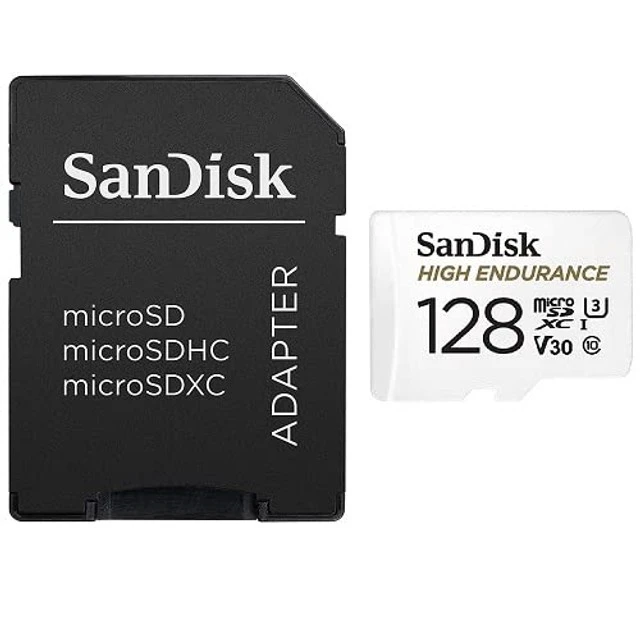 Alt view image 2 of 5 - SanDisk High Endurance 128GB MicroSDXC Memory Card for Rexing Dash Camera