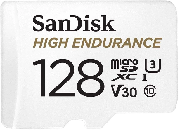 Alt view image 3 of 5 - SanDisk High Endurance 128GB MicroSDXC Memory Card for Rexing Dash Camera