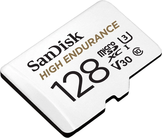 Alt view image 4 of 5 - SanDisk High Endurance 128GB MicroSDXC Memory Card for Rexing Dash Camera