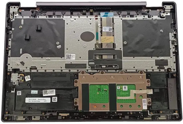 Alt view image 2 of 5 - LTPRPTS Replacement Laptop Upper Case Palmrest Backlit Keyboard Touchpad Assembly Part for Lenovo Yoga 7 16IAH7 5CB1J03962 AM2E5000P00 Slate Grey