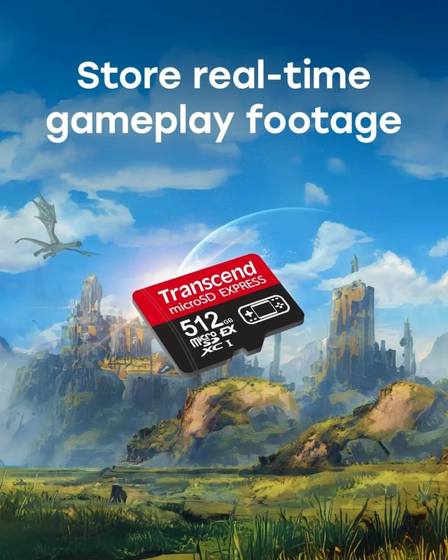 Alt view image 5 of 5 - Transcend 512GB USD710S microSD Express Card, 900MB/s for Nintendo-Switch 2