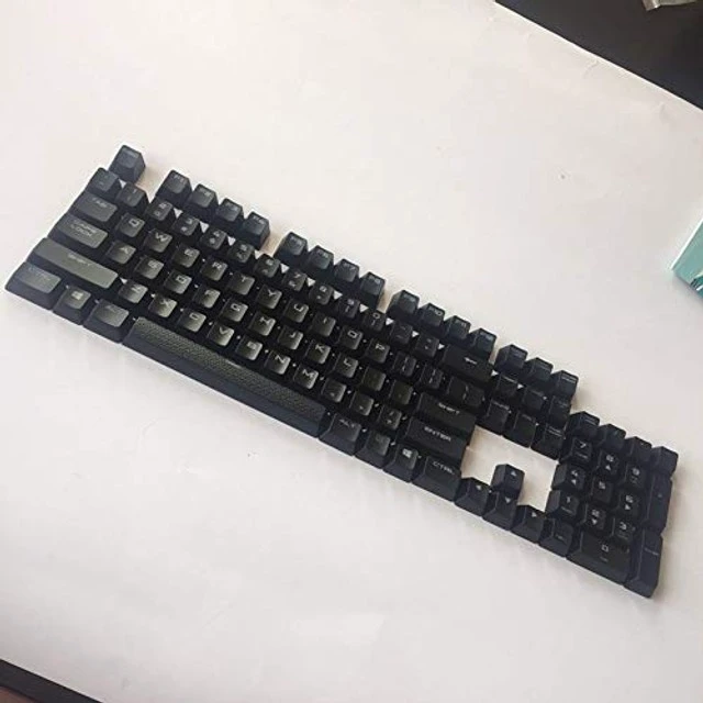 Alt view image 5 of 5 - Suitable for Corsair keycap K70 K65 Keyboard keycap, 104 Keys. Spare keycaps Mechanical Gaming Keyboard