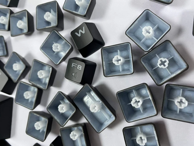 Alt view image 4 of 5 - Suitable for Corsair keycap K70 K65 Keyboard keycap, 104 Keys. Spare keycaps Mechanical Gaming Keyboard