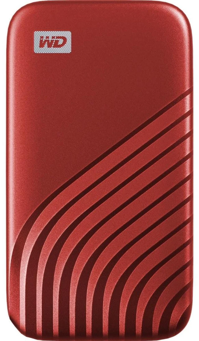 Alt view image 4 of 5 - Western Digital 2TB My Passport SSD Portable External Solid State Drive, Red, Sturdy and Blazing Fast, Password Protection with Hardware Encryption - WDBAGF0020BRD-WESN