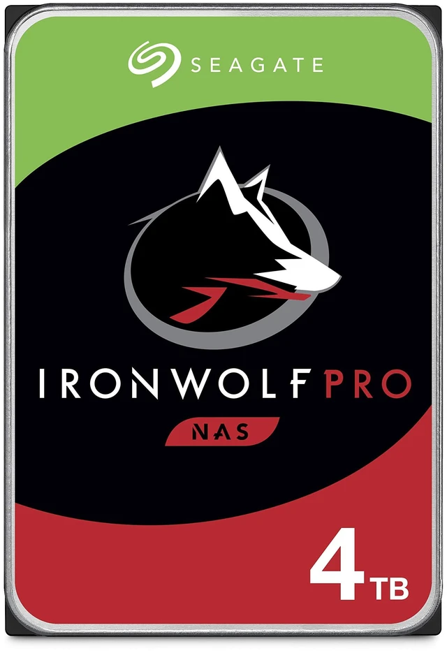 Main image of Seagate IronWolf Pro 4TB NAS Internal Hard Drive HDD 3.5 Inch SATA 6Gb/s 7200 RPM 128MB Cache for RAID Network Attached Storage, Data Recovery Service Frustration Free Packaging (ST4000NEZ01)