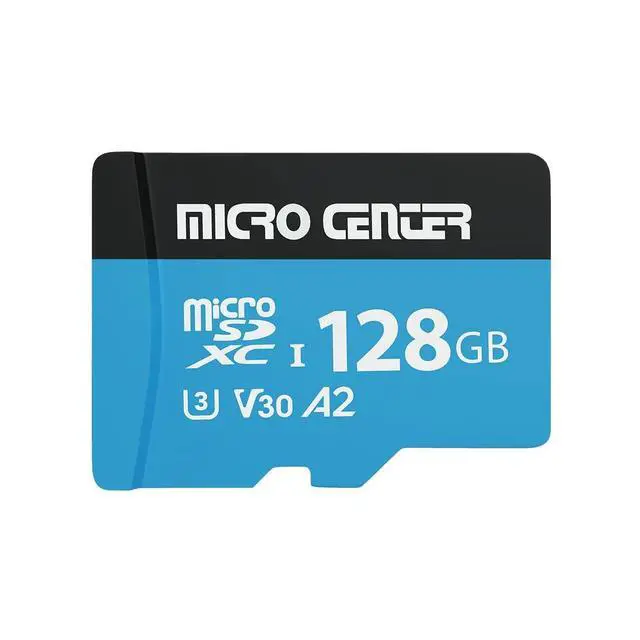 INLAND Micro Center Performance 128GB microSDXC Card, A2 Micro SD Card, UHS-I C10 U3 V30 A2 4K UHD Video Flash Memory Card with Adapter for Smartphones, Tablets, Drones and Action Cameras (128GB)
