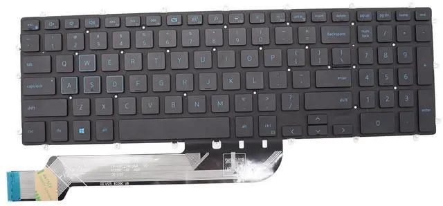 Main image of New Replacement Keyboard for Dell Gaming G7 7588 7590 7790 G3 3579 3779 3590 G5 5587 5590 Keyboard US Backlit Blue