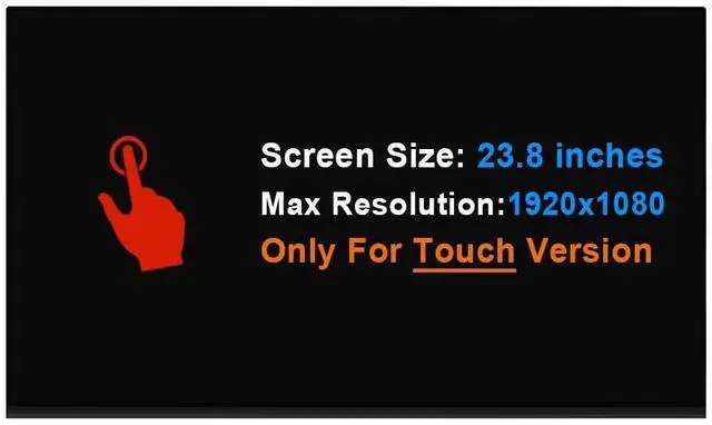 Main image of LCD Replacement LM238WF5-SSA3 for Lenovo Ideacentre All in One 520-24AST 520-24IKL 520-24IKU 520-24ARR F0D3 F0D1 F0D2 F0DN 01AG978 Touch Screen 23.8" Display Panel Repair FHD 1080P (Touch Version