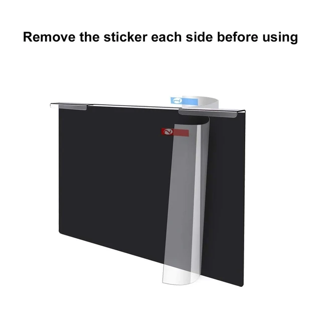 Alt view image 4 of 5 - MOSISO Computer Privacy Screen Filter, Hanging Acrylic Screen Protector
