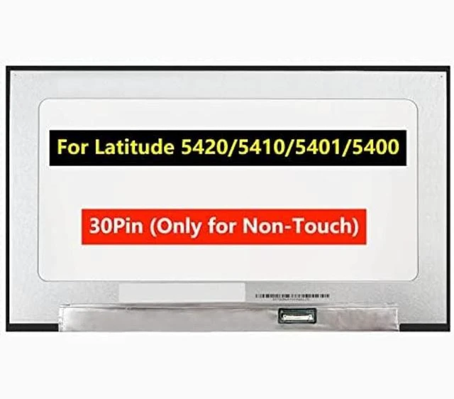 Main image of TFTcenter LCD Screen Replacement for Dell Latitude 5400 5401 5410 5420 14.0 FHD 1920X1080 LED (Non-Touch) IPS Display (FHD 1920X1080) with Tape