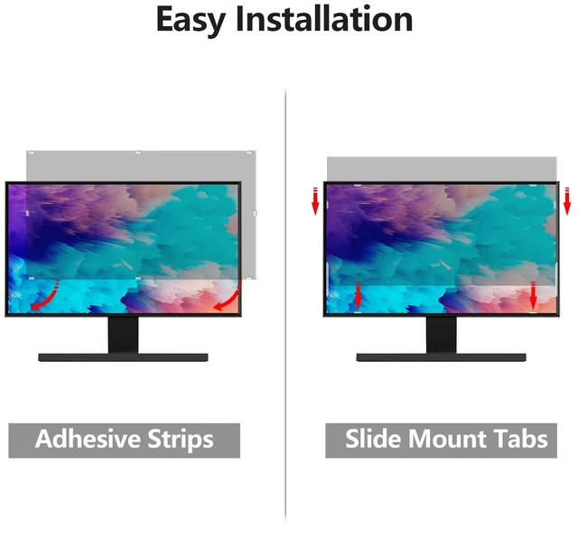 Alt view image 5 of 5 - RedANGEL 20-Inch Computer Privacy Screen for 16:9 Monitor