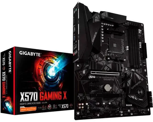 Main image of Gigabyte X570 Gaming X (AMD Ryzen 3000/X570/ATX/PCIe4.0/DDR4/USB3.1/Realtek ALC887/HDMI 2.0B/RGB Fusion 2.0/Realtek GbE 8118 LAN/Gaming Motherboard)