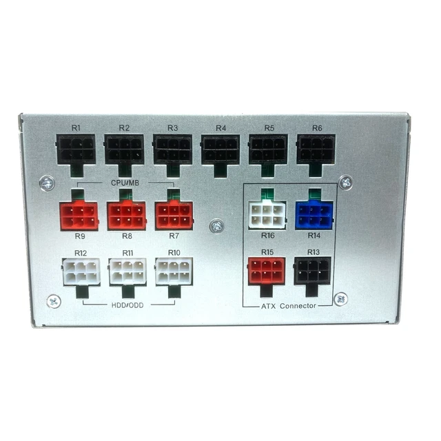 Alt view image 5 of 5 - 850W Upgraded Version Workstation Server Gaming Full Modular Power Supply Compatible with Dell Alienware Aurora R2 R5 R6 R7 A51 XPS 8910 8920 8930 T3630 T3640 Inspiron 5675 5680 48Y6D D850EF-00