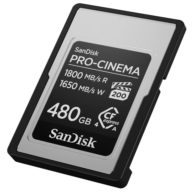 Alt view image 2 of 3 - SANDISK 480GB PRO-Cinema CFexpress Type A, Up to 1800MB/s Read Speeds