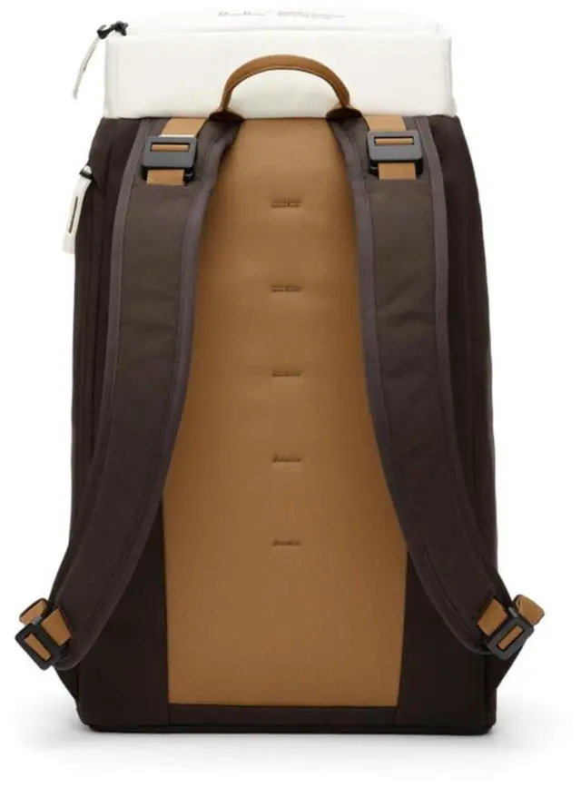 Alt view image 4 of 5 - Db Journey The Hugger - Durable Travel Backpack with Laptop Compartment for Work & Gym, Luggage Backpack with Roller Bag Attachment, Full-Zip Main Compartment, 25L - Cappuccino