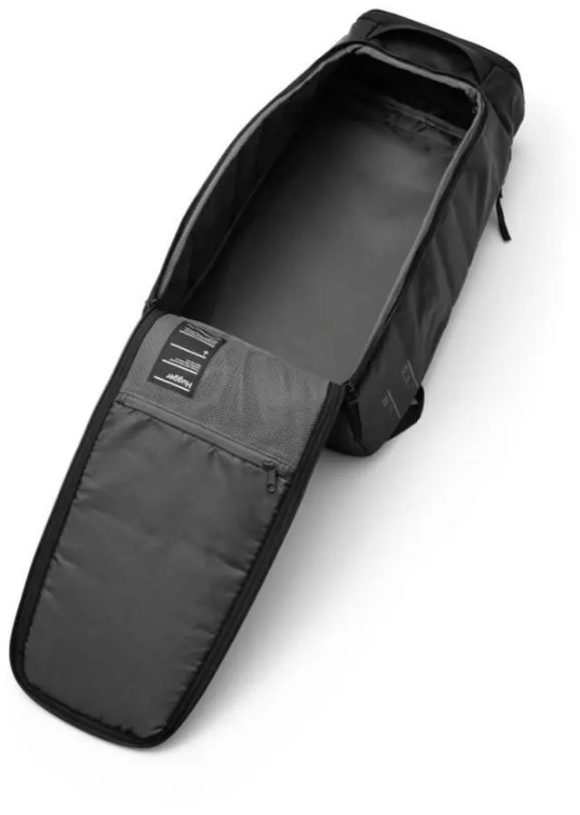 Alt view image 5 of 5 - Db Journey The Hugger - Durable Travel Backpack with Laptop Compartment for Work & Gym, Luggage Backpack with Roller Bag Attachment, Full-Zip Main Compartment, 25L - Cappuccino