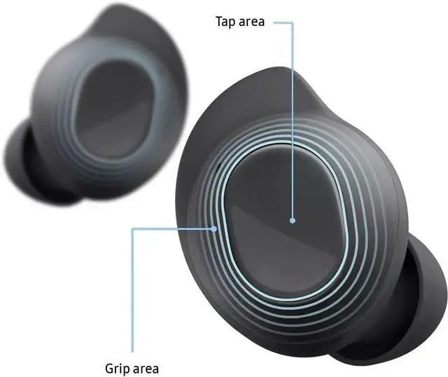 Alt view image 3 of 4 - Samsung Galaxy Buds Fan Edition(FE) SM-R400, Active Noise-Cancelling, Wireless Bluetooth v5.2 Earbuds, Android 8.0 and Up - (Graphite)