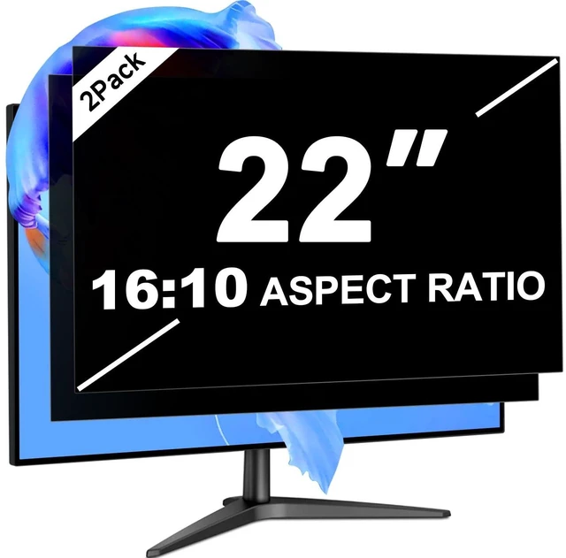 Main image of LUSA DESIGN 22 Inch Privacy Screen for Computer Monitor 16:10 Aspect Ratio