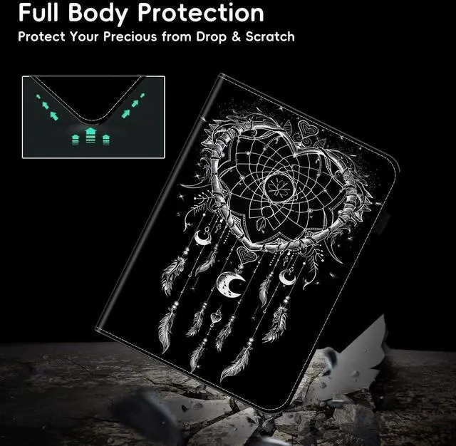 Alt view image 3 of 5 - smauncucn Case for iPad 10th Generation 10.9 inch 2022,for iPad (A16) 11th Generation 11 Inch 2025,Wallet PU Leather Folio Cover Multi-Angle Stand with Auto Wake/Sleep,Dream Catcher