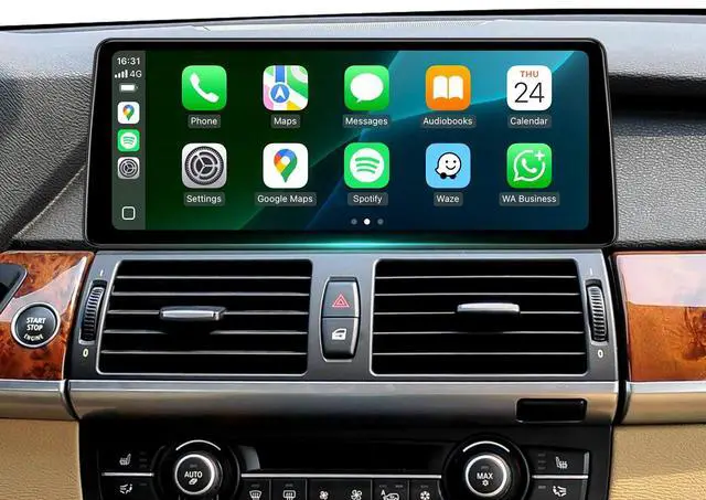 Main image of AINAVITO 12.3" Android 13 Screen for BMW X5 E70 X6 E71 2011-2013 (CIC System ONLY) - 4G+64G Wireless CarPlay Radio Upgrade, 2400x900 Anti-Glare Display, Retains iDrive