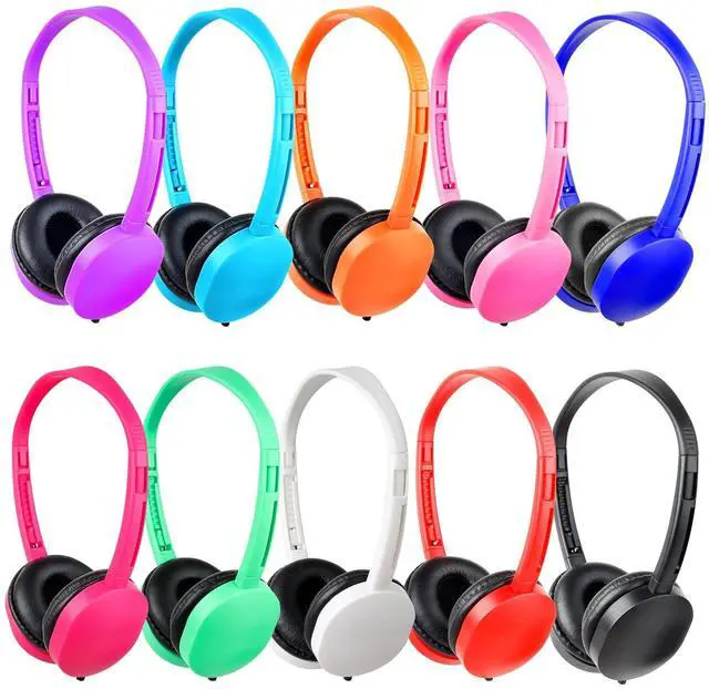 Main image of MENGLALA Kids Headphones Bulk 20 Pack for Classroom School,3.5mm Jack