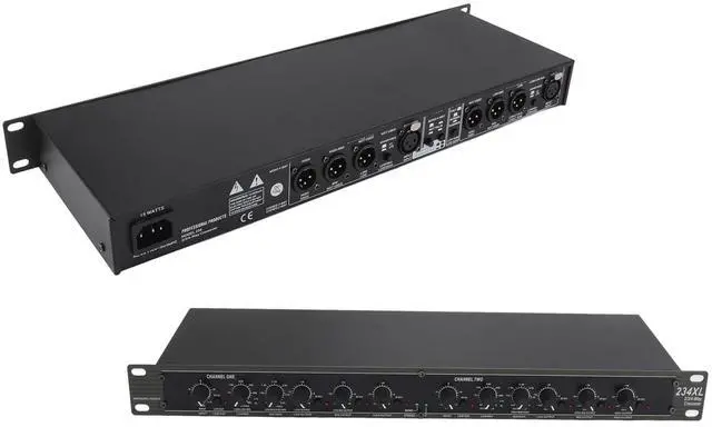 Main image of 234XL Crossover, Mono 4 Way Crossover for Stage Performance, Provide Premium Sound Crossover and Stereo Effect