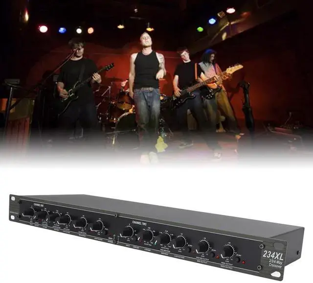 Alt view image 4 of 5 - 234XL Crossover, Mono 4 Way Crossover for Stage Performance, Provide Premium Sound Crossover and Stereo Effect