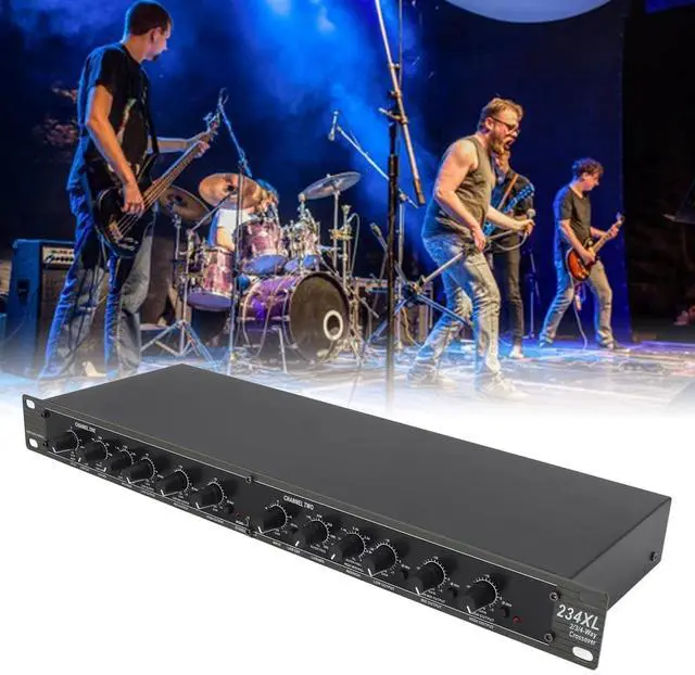 Alt view image 3 of 5 - 234XL Crossover, Mono 4 Way Crossover for Stage Performance, Provide Premium Sound Crossover and Stereo Effect