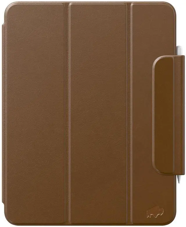 Main image of BLACKBROOK Bradstreet Leather Folio for iPad Pro 11 (M4-2024) - Premium Full-Grain Case, Apple Pencil Holder, Smart Wake/Sleep, Kickstand, Slim Profile (Brown, iPad Pro 11" (M4-2024))