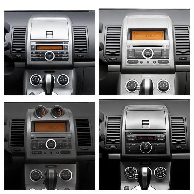 Alt view image 2 of 5 - 7 inch Car Radio Stereo for Nissan Sentra 2007-2012 Head Unit Backup Camera 2+32G Double Din Stereo for Sentra 2007 2008 2009 2010 2011 2012 with Wireless Carplay Android Auto Bluetooth RDS DSP