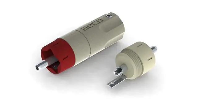 Main image of aeco RCA Plug ARP-4055, 4pcs/1set, Pure Silver, Vacuum bag
