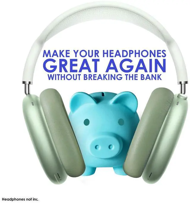 Alt view image 5 of 5 - AHG Accessory House Global Upgraded Sheepskin Leather Replacement air pods max Ear Cushions Pads Compatible with Apple AirPods Max Headphones (Green). Easy DIY Fit ^^ High-Density Foam ^^ Strong Magne