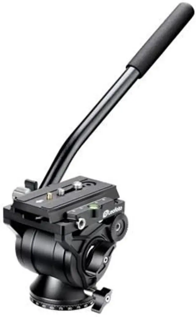 Alt view image 2 of 5 - Leofoto BV-10M Fluid Video Head, Adjustable Angle and Reversible Handle for Left and Right Hand