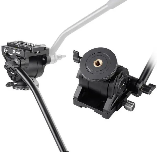 Alt view image 4 of 5 - Leofoto BV-10M Fluid Video Head, Adjustable Angle and Reversible Handle for Left and Right Hand