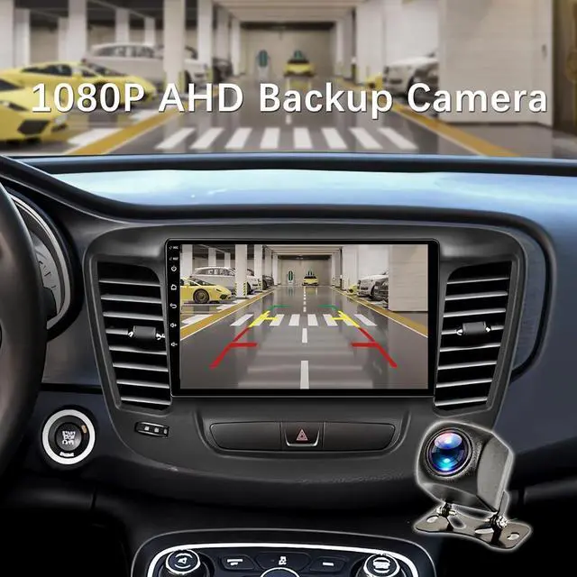 Alt view image 5 of 5 - FBINSE Car Radio Stereo Compatible with Chrysler 200 200C 200S 2015 2016 2017 2018 2019, 9" Android 13 Touch Screen with Wireless CarPlay Android Auto, GPS, BT, FM, WiFi, 1080P Backup Camera, 2