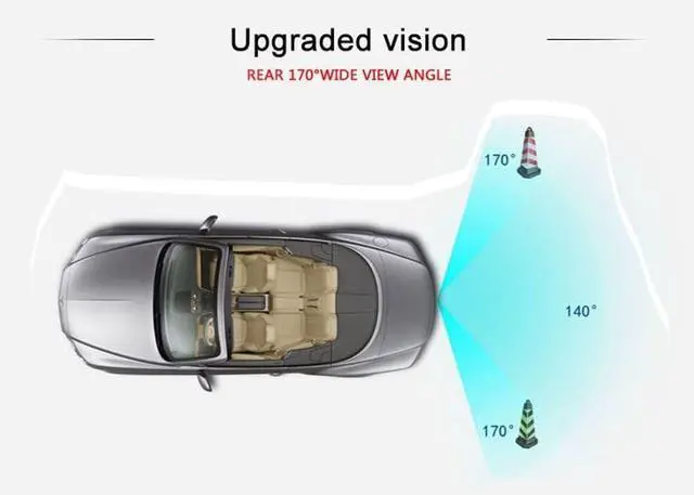 Alt view image 5 of 5 - HD Rear View Backup Camera Night Vision License Plate Reversing Camera Replacement for CLS Klasse CLS550/CLS300/320/350/500/E230/320CDI 2004-2011(No.2)