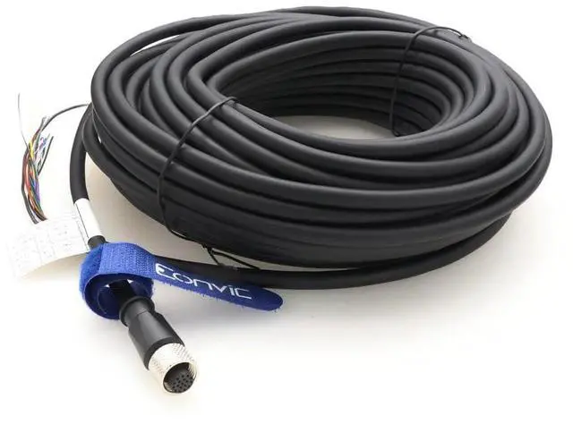 Alt view image 2 of 4 - Eonvic M12 Cable 17 Pin Female A Code Waterproof Sensor Cable Aviation Plug Shielded Injection Moulding Industrial Electrical PVC 10m
