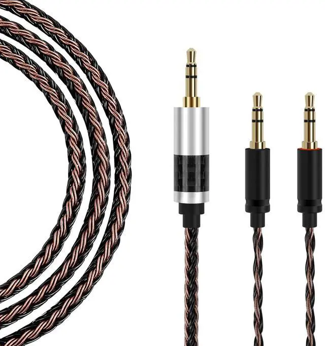 Main image of ANLINKSHINE 3.5mm Stereo Audio Cable Compatible with Hifiman Sundara, Arya, Ananda, HE4XX, HE560, HE400SE, HE-350, HE1000