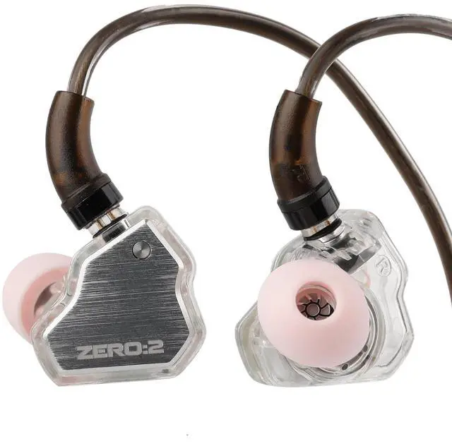 Main image of Linsoul 7Hz x Crinacle Zero:2 in Ear Monitor, Updated 10mm Dynamic Driver IEM, Wired Earbuds Earphones, Gaming Earbuds, with OFC IEM Cable for Musician (Without MIC, Silver)